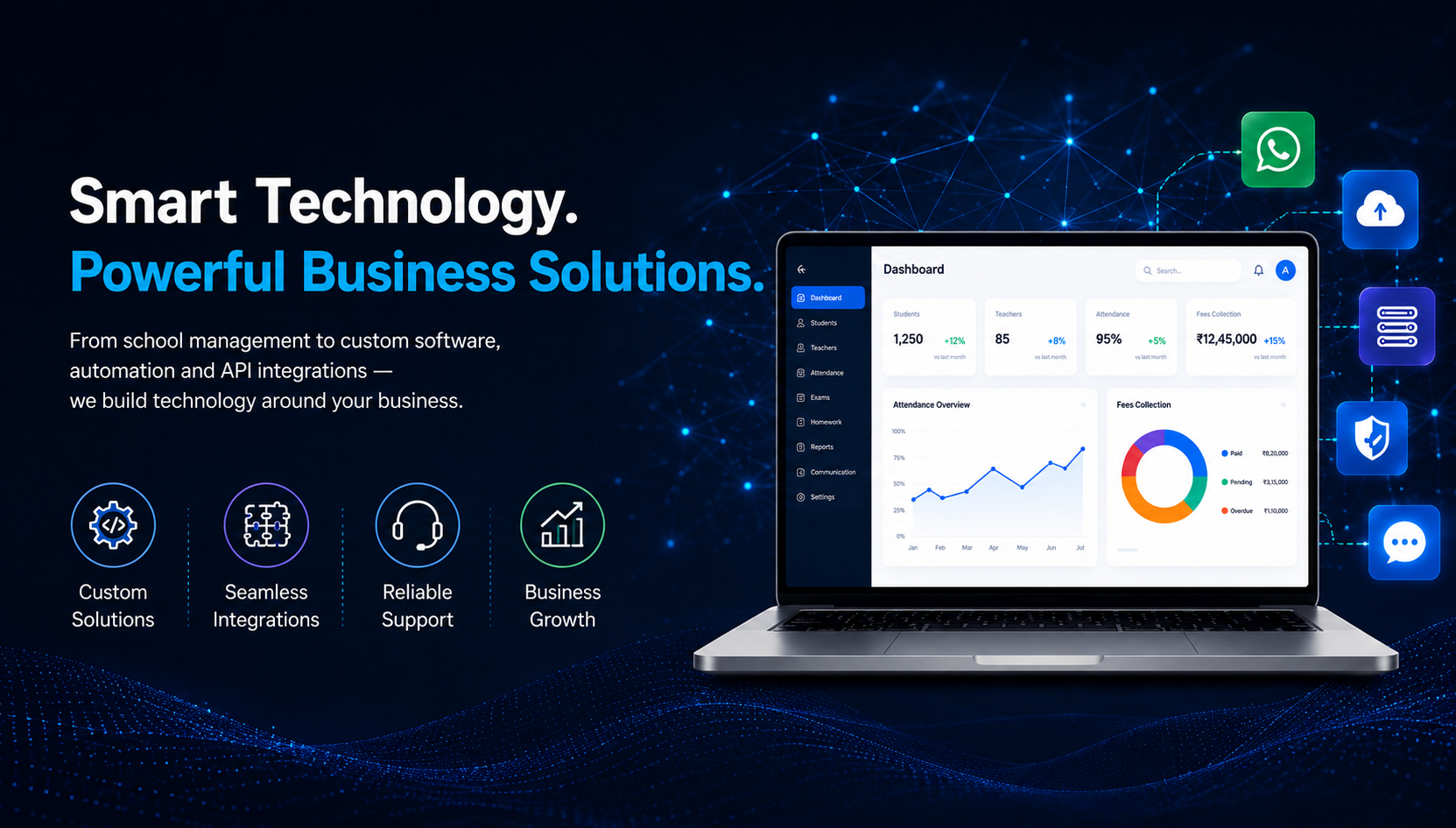 Complete School Management — One Powerful Platform